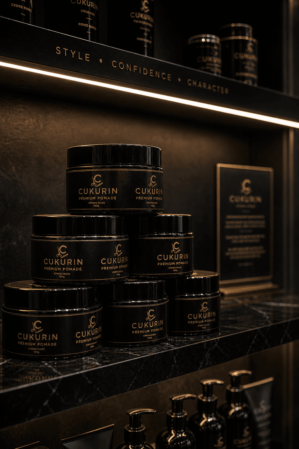Pomade Bar Selection